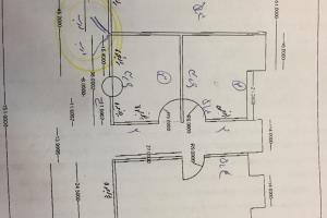 پارتیشن نقشه  پارتیشن محوطه سالن  مشخص کردن اتاق ها وورودی پارتیشن اداری